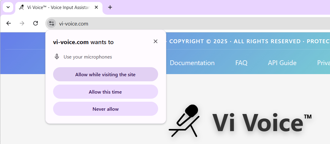Vi Voice ™ Voice Input Assistant — voice input and speech recognition