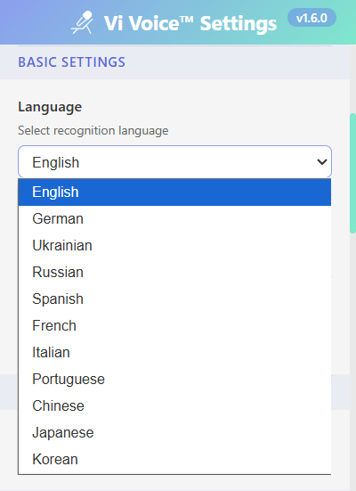 Vi Voice ™ Voice Input Assistant — voice input and speech recognition